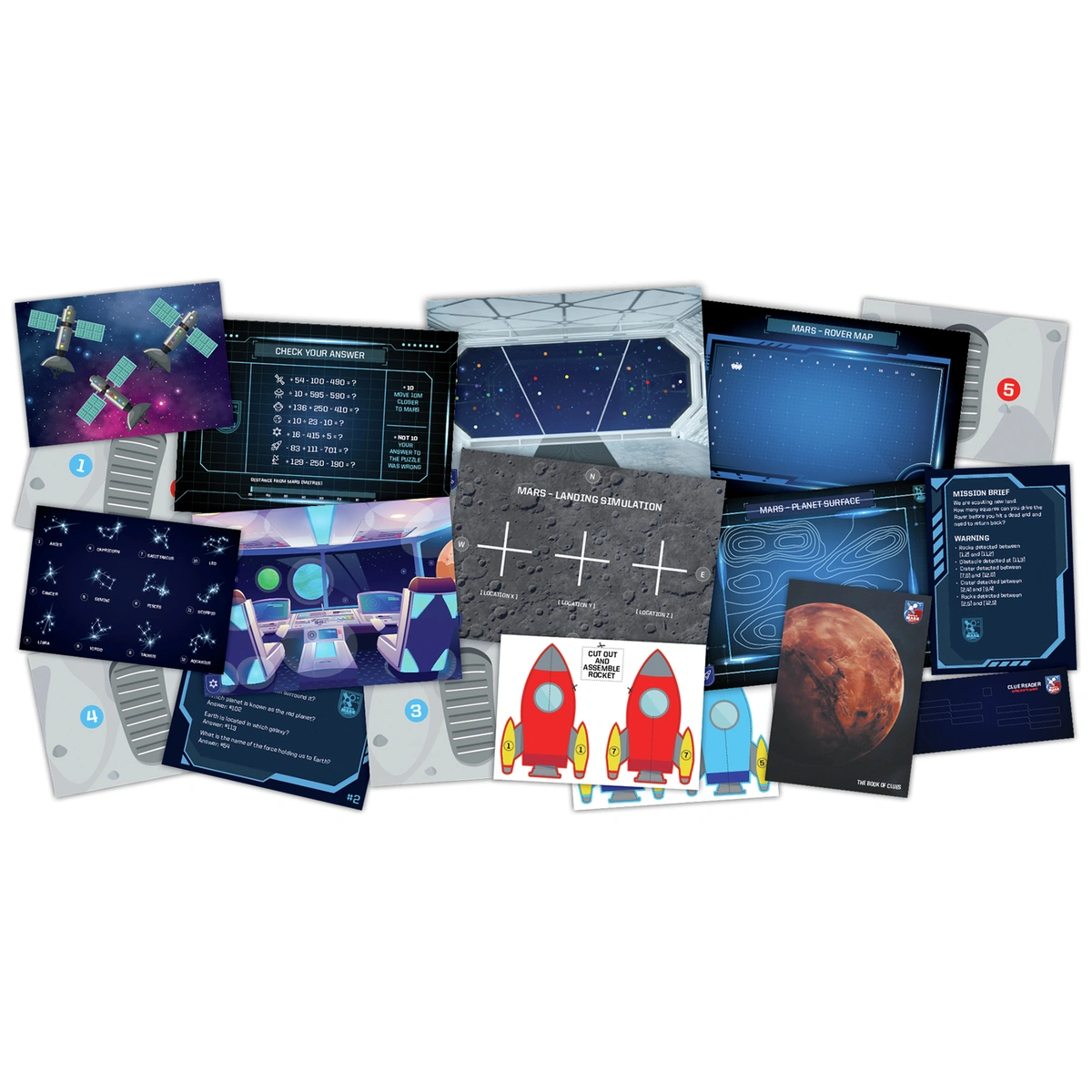 Trapped Escape Room Game Packs Mission To Mars