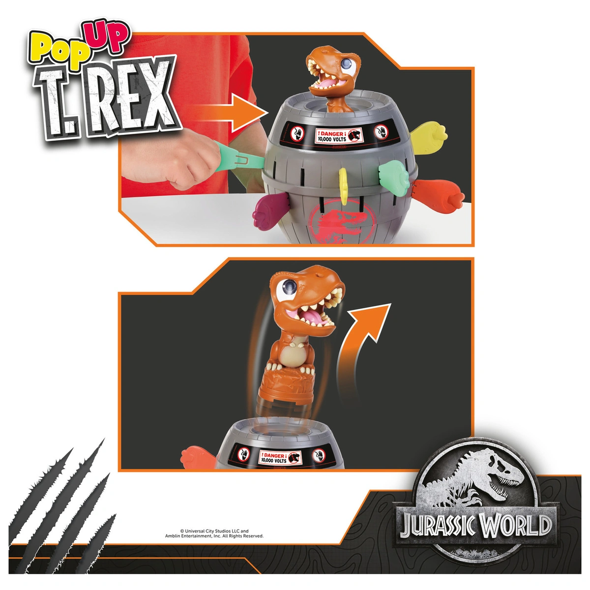 Tomy Jurassic World Pop Up T-Rex