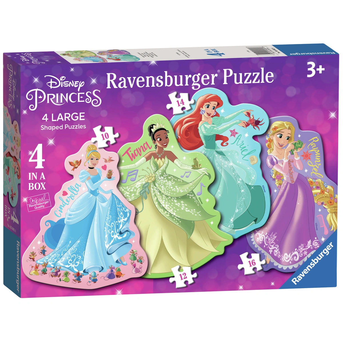 Disney Princess 4 Large Shaped Jigsaw Puzzle