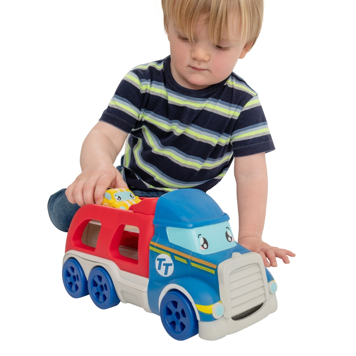 Chad Valley Toy Car Transporter & 1 Car