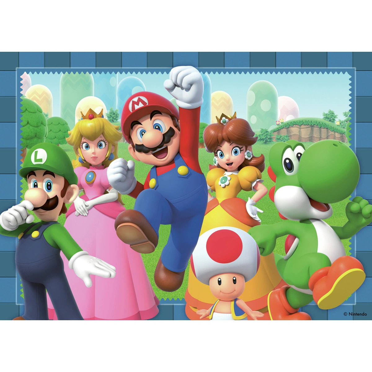 Super Mario 4 X 100 Piece Bumper Jigsaw Puzzle Pack