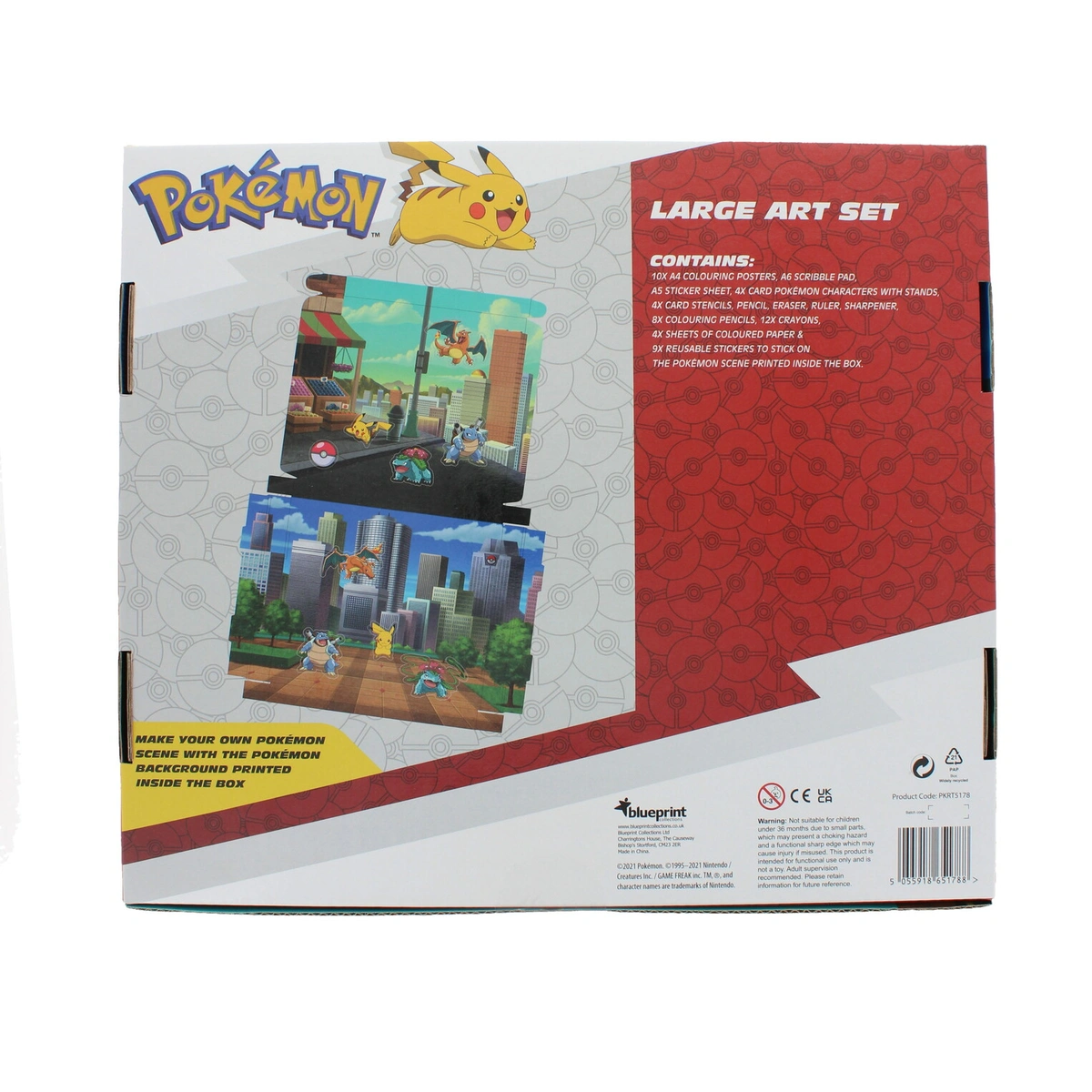 Pokemon Large Art Colouring Set