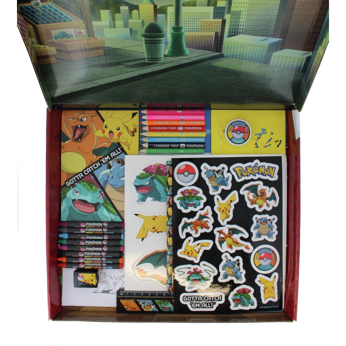 Pokemon Large Art Colouring Set