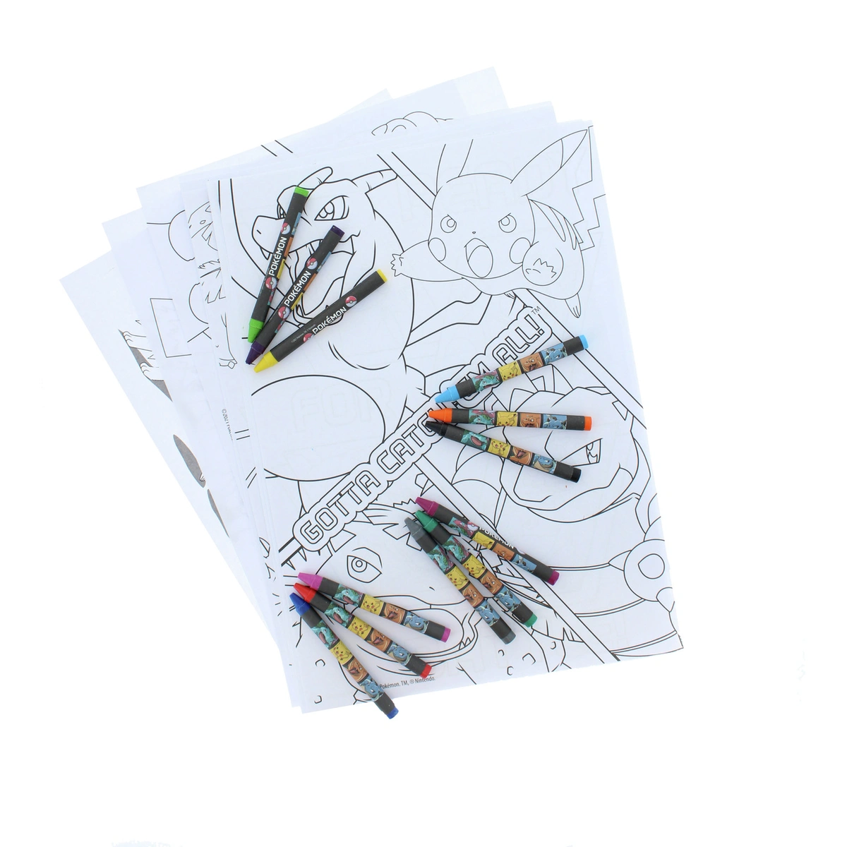 Pokemon Large Art Colouring Set