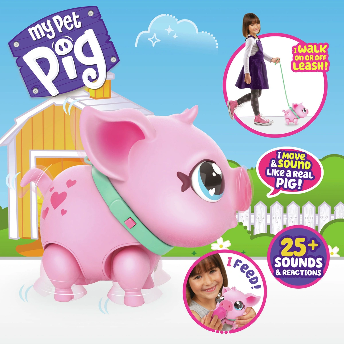 Little Live Pets My Pet Piggly Pig Walking Pig