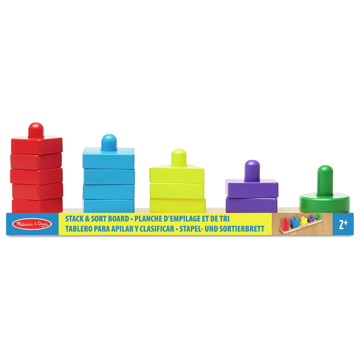 Melissa & Doug Stack Sort Board Toy