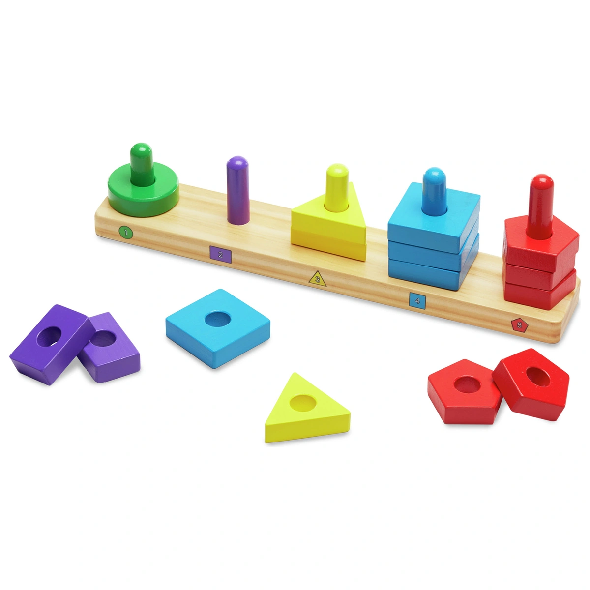 Melissa & Doug Stack Sort Board Toy