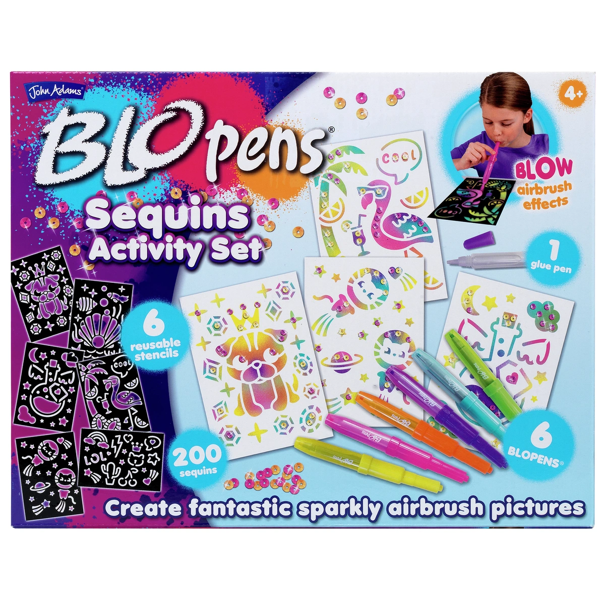 John Adams Blopens Sequins Set