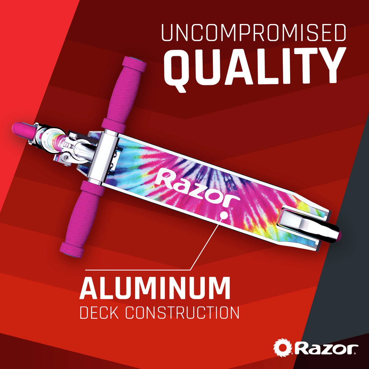 Razor Tie-Dye Foldable 2 Wheel Scooter