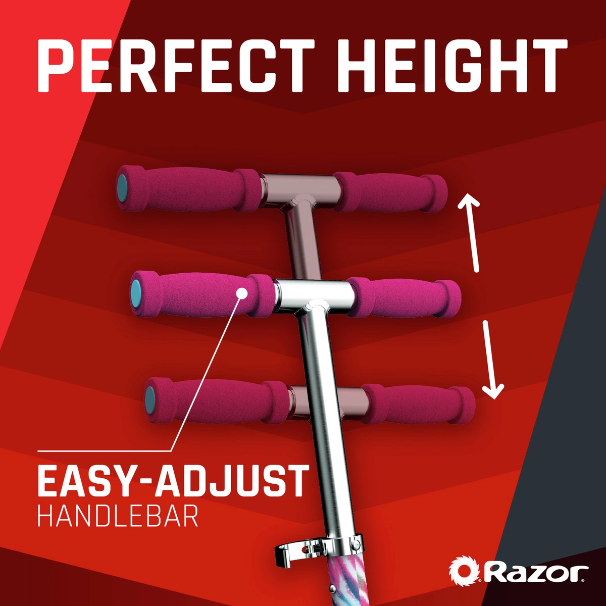 Razor Tie-Dye Foldable 2 Wheel Scooter