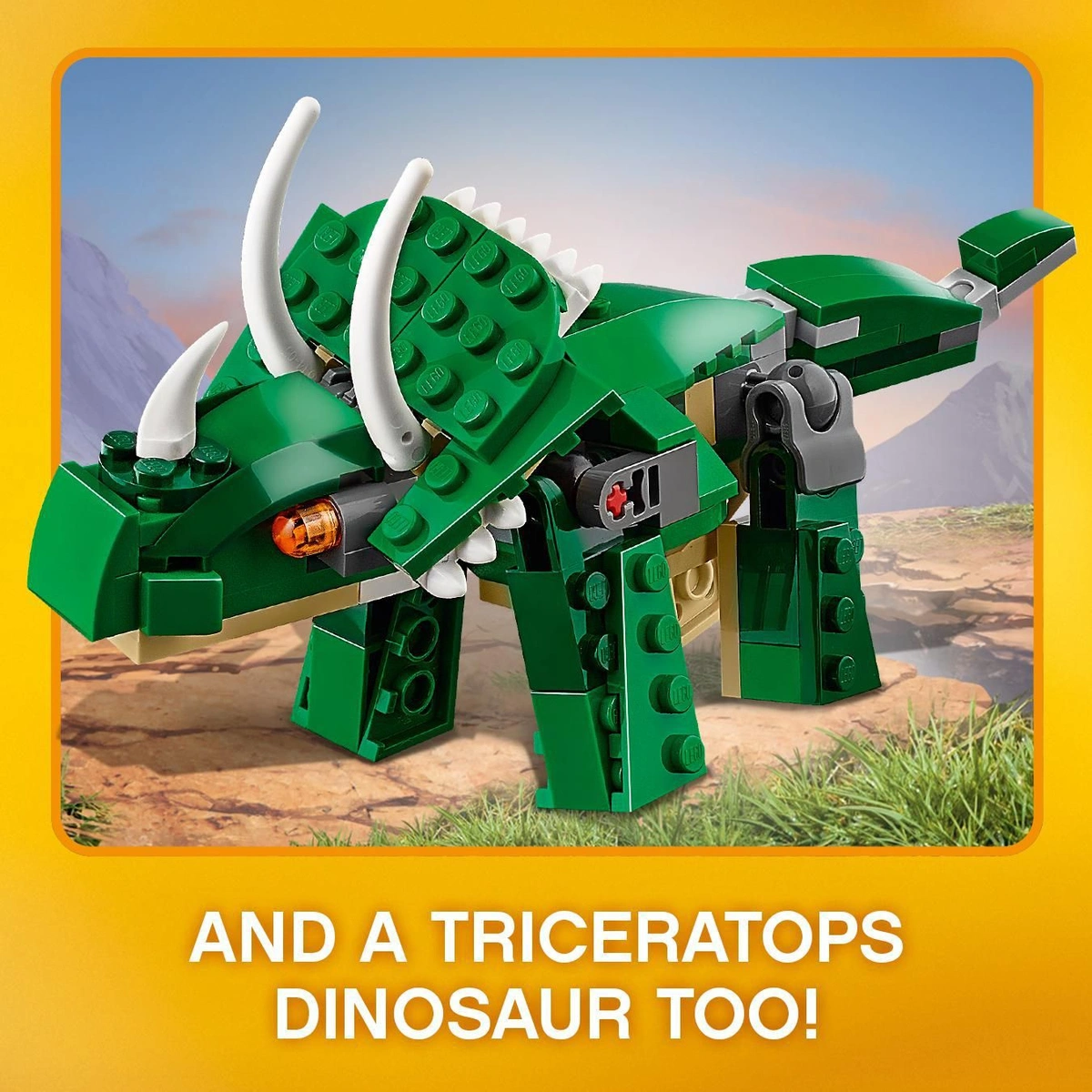 LEGO Creator 3in1 Mighty Dinosaurs Model Building Set 31058