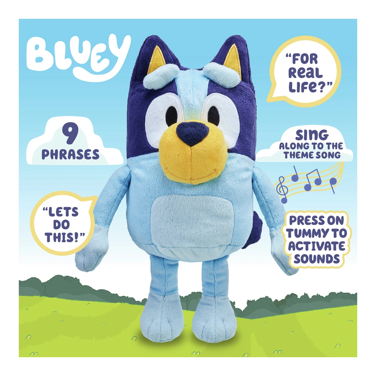 Bluey's S5 Talking Plush Bluey