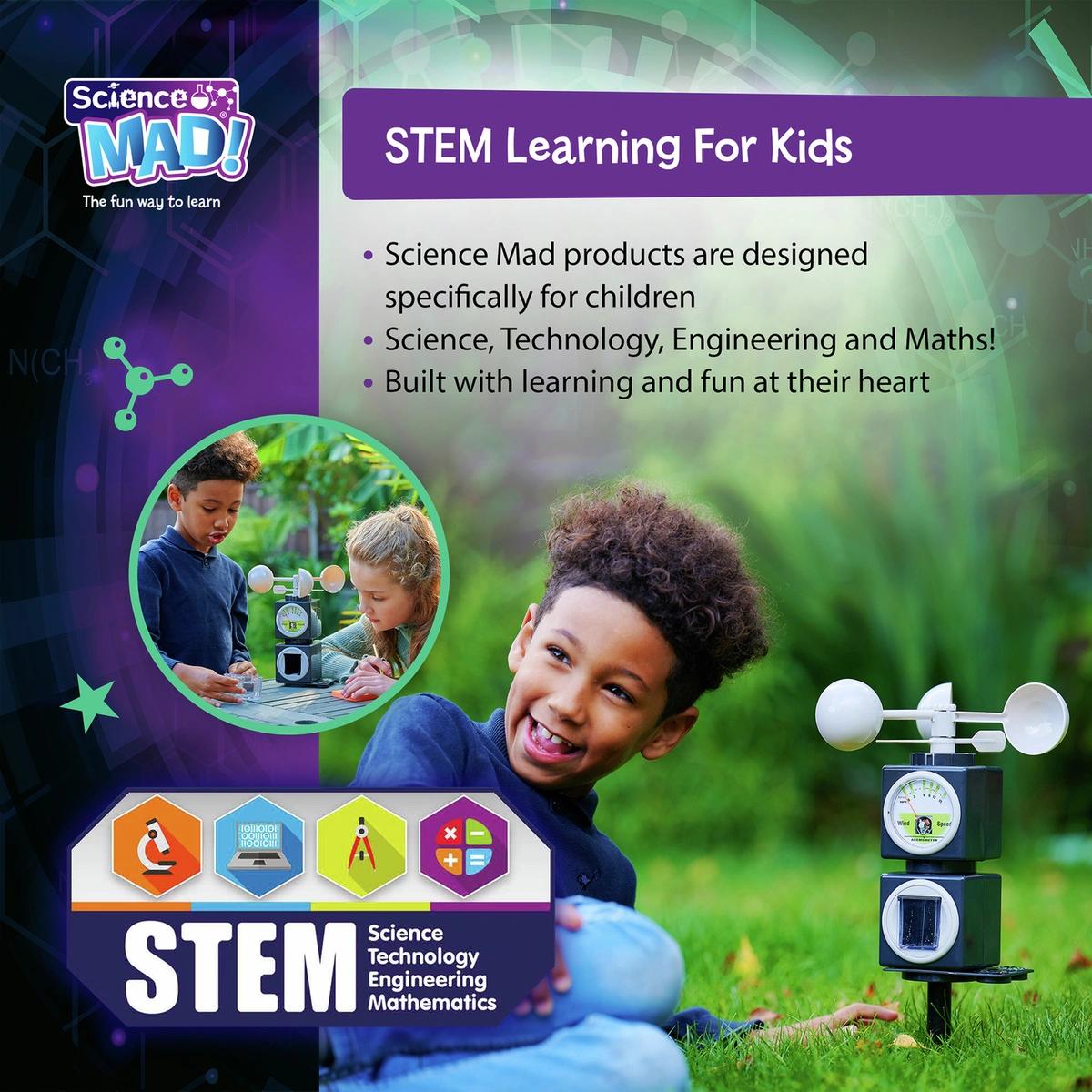 Science Mad 5 in 1 Weather Station