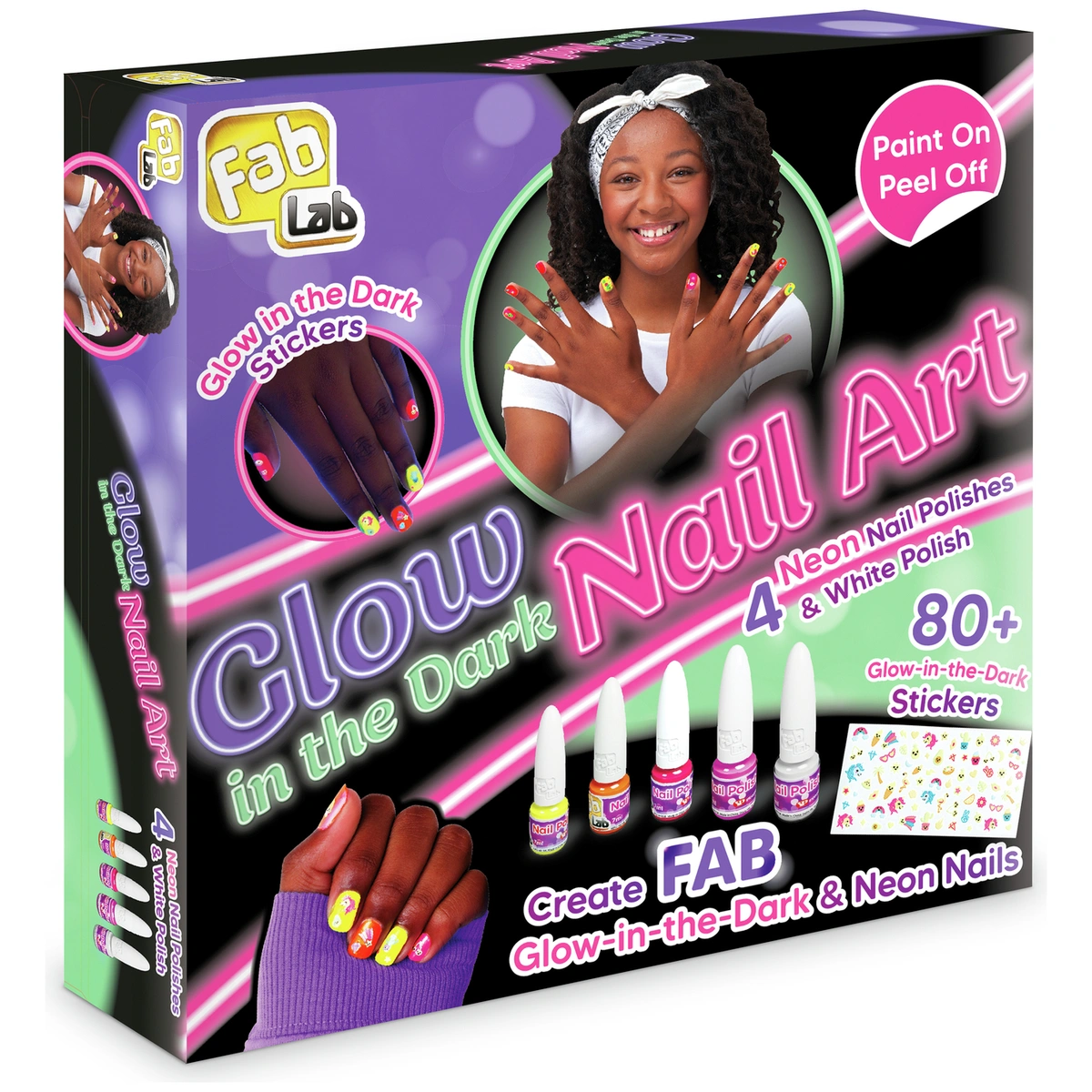FabLab Glow in the Dark Nail Kit