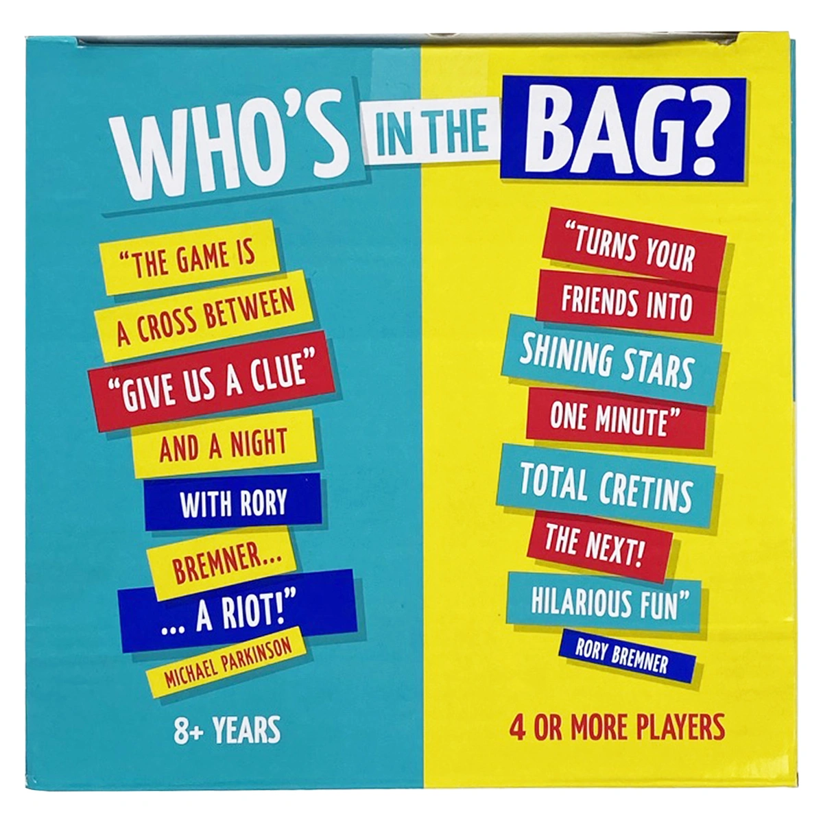 Who's in the Bag Family Board Game