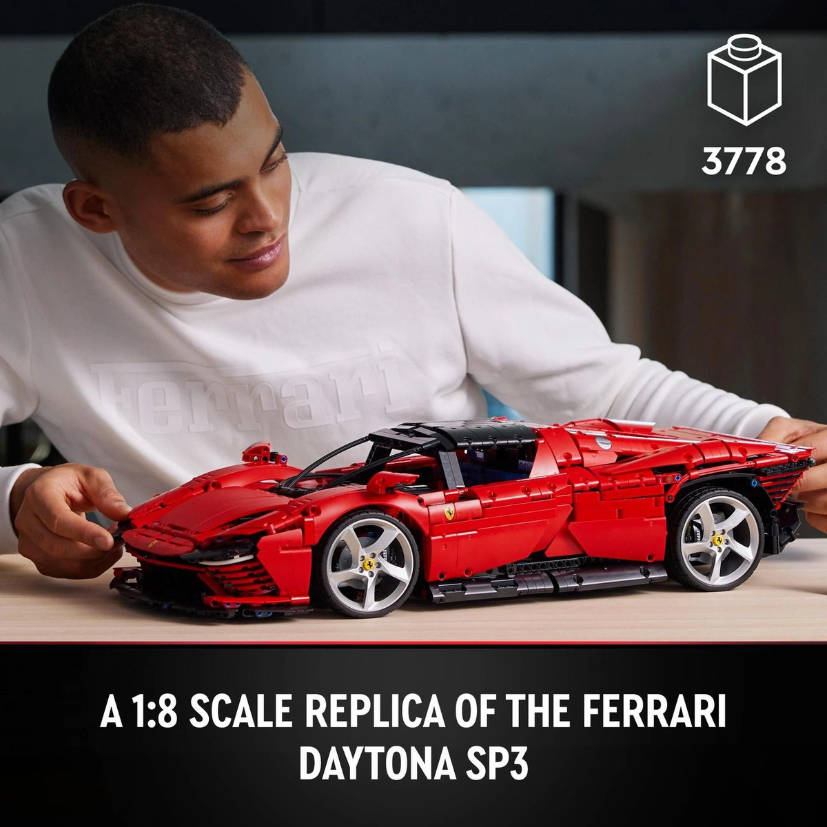 LEGO Technic Ferrari Daytona SP3 Model Race Car Set 42143