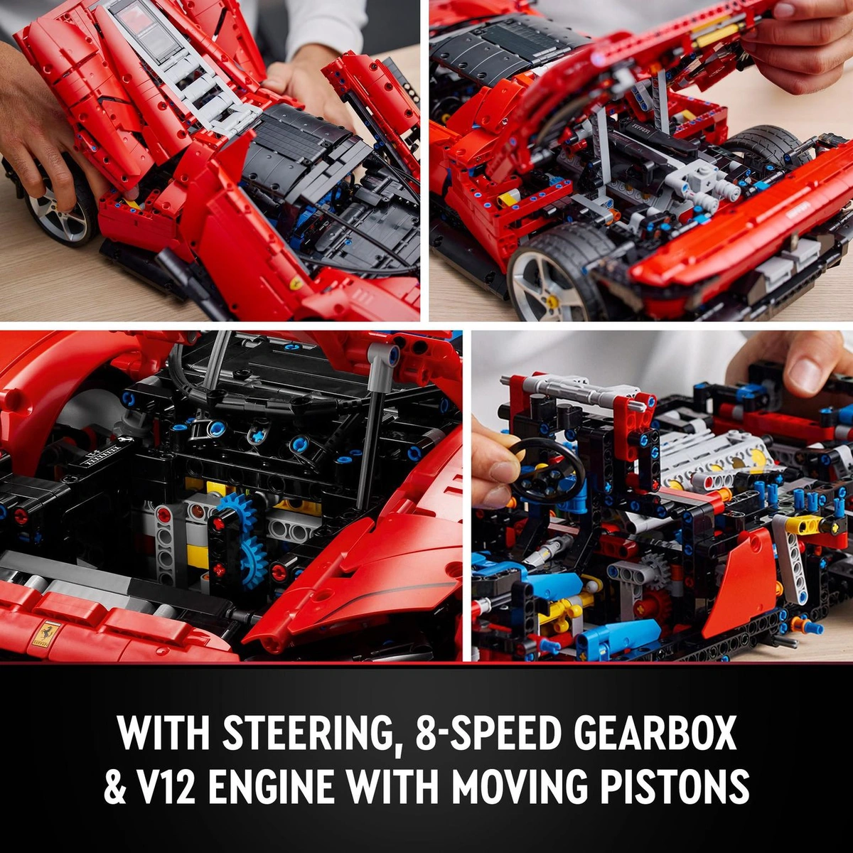 LEGO Technic Ferrari Daytona SP3 Model Race Car Set 42143