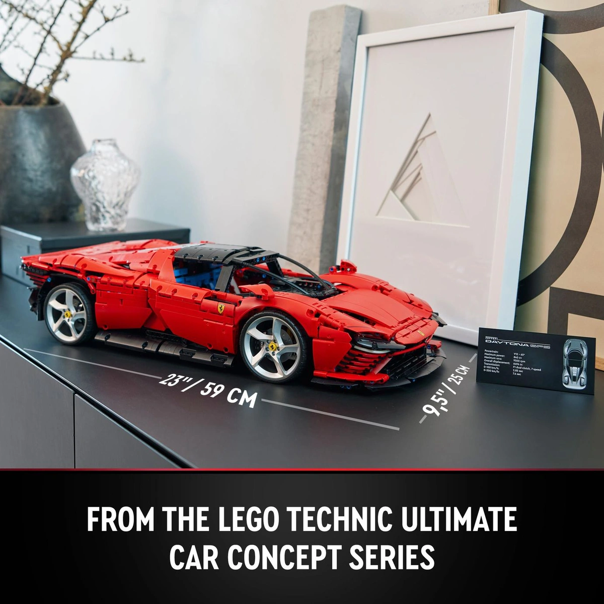 LEGO Technic Ferrari Daytona SP3 Model Race Car Set 42143