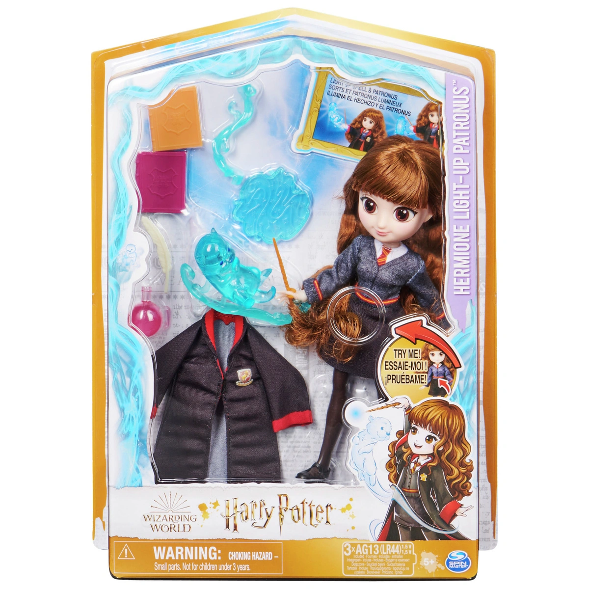 Wizarding World Hermione Light-up Patronus Doll - 8inch/20cm