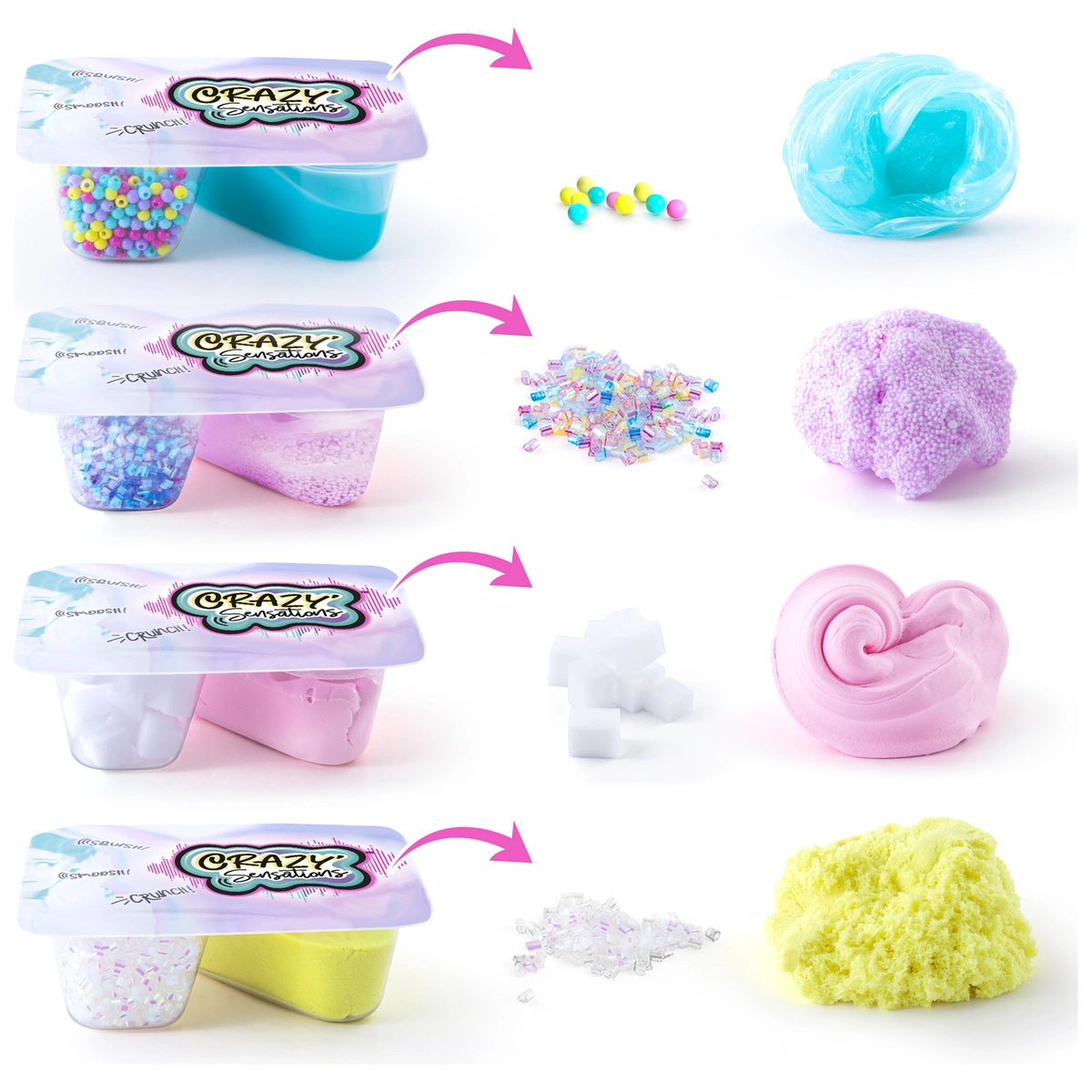 So Slime Sensations Satisfying Compound Kit 4 Pack