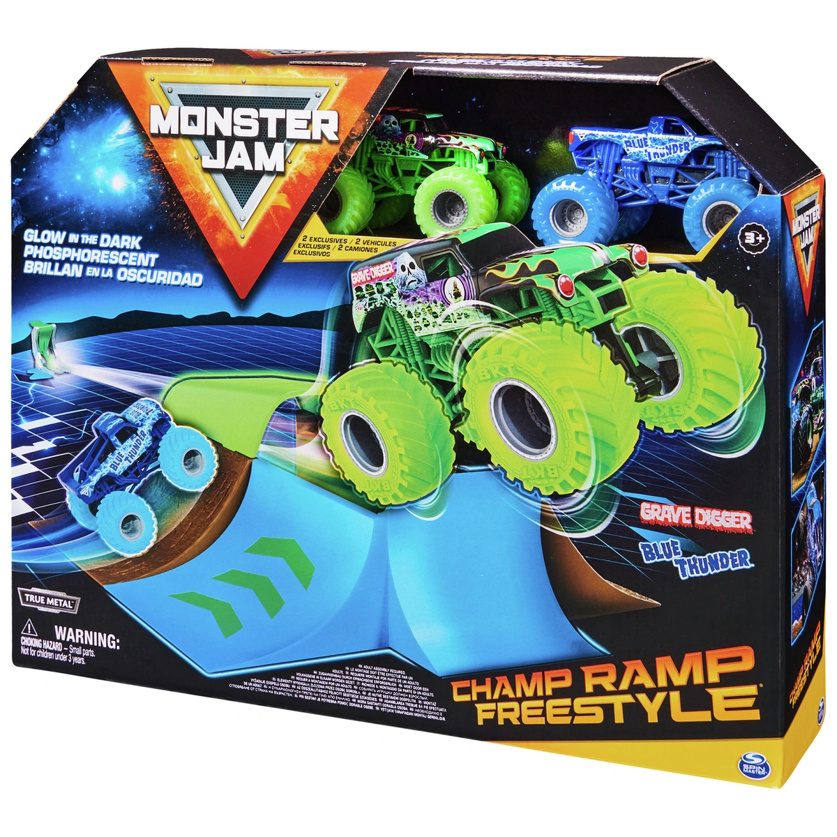 Monster Jam Champ Ramp Grave Digger Monster Truck Playset