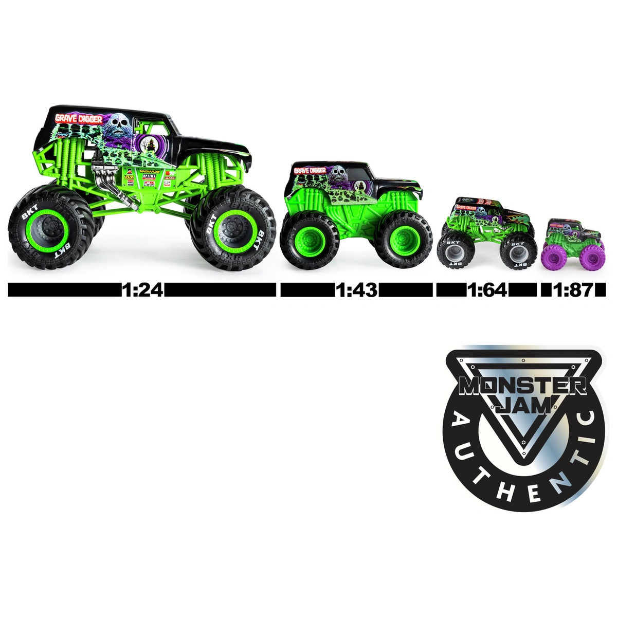 Monster Jam Champ Ramp Grave Digger Monster Truck Playset