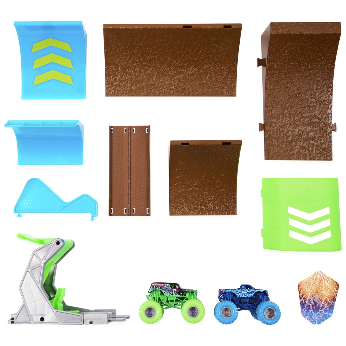 Monster Jam Champ Ramp Grave Digger Monster Truck Playset