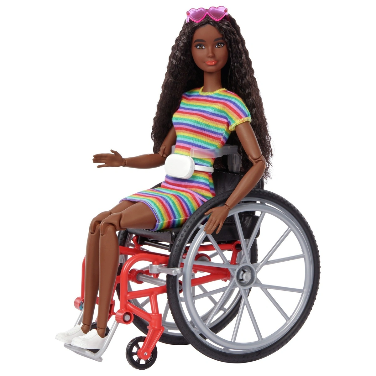 Barbie Fashionista Doll with Wheelchair and Ramp - 29cm