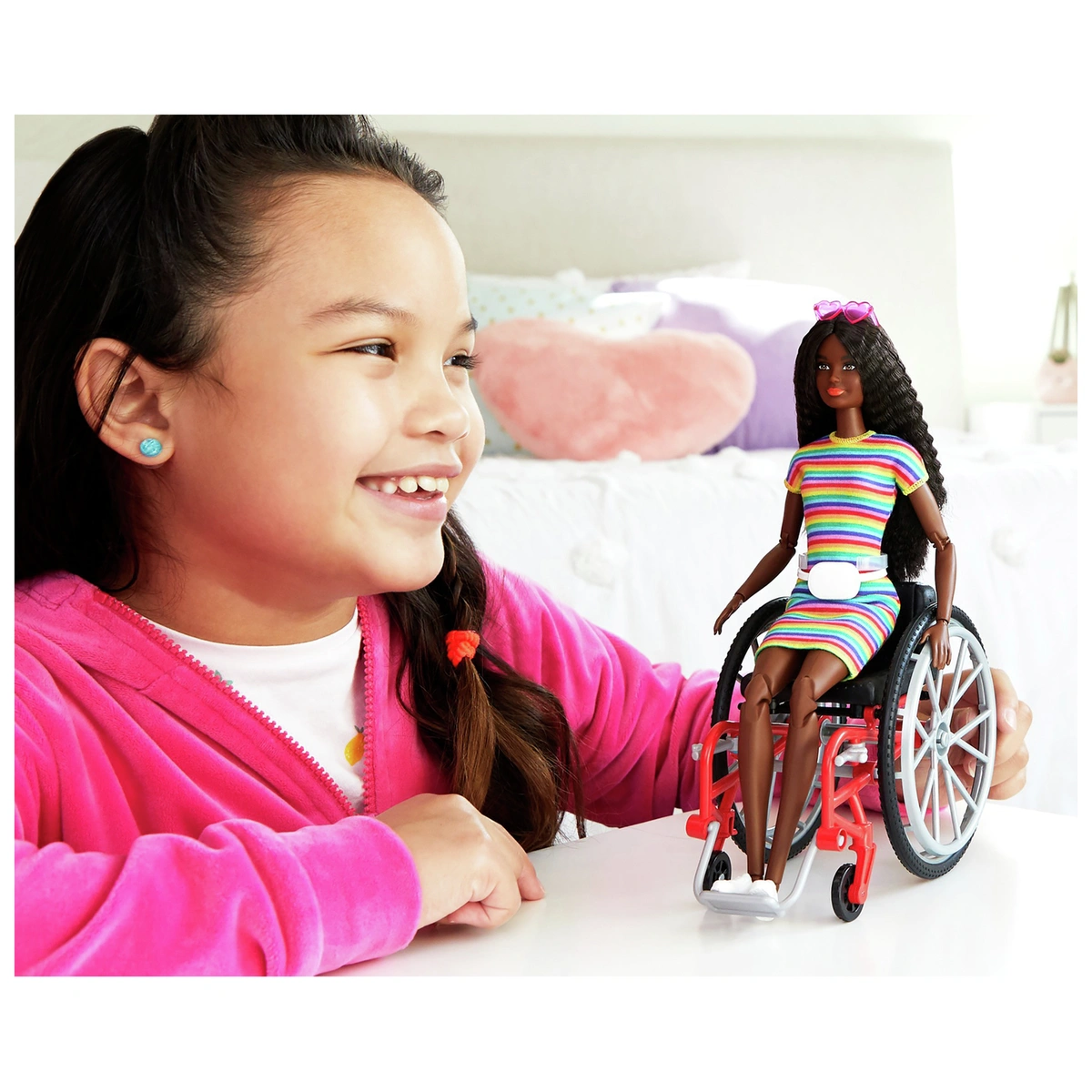 Barbie Fashionista Doll with Wheelchair and Ramp - 29cm