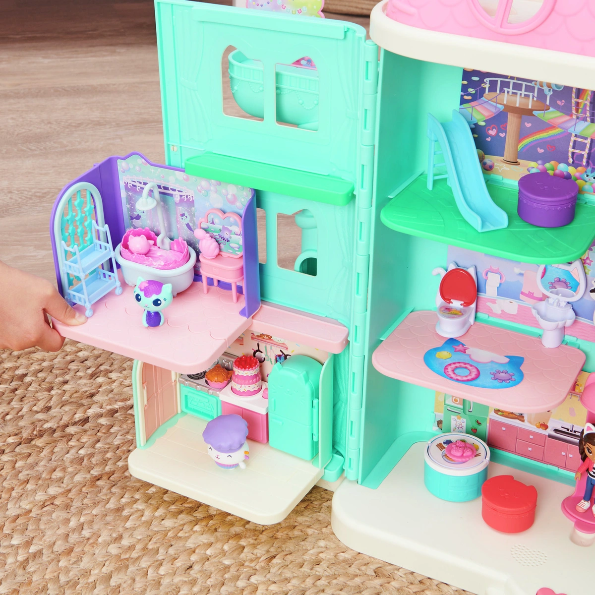 Gabby's Dollhouse Deluxe Room  & Bathroom