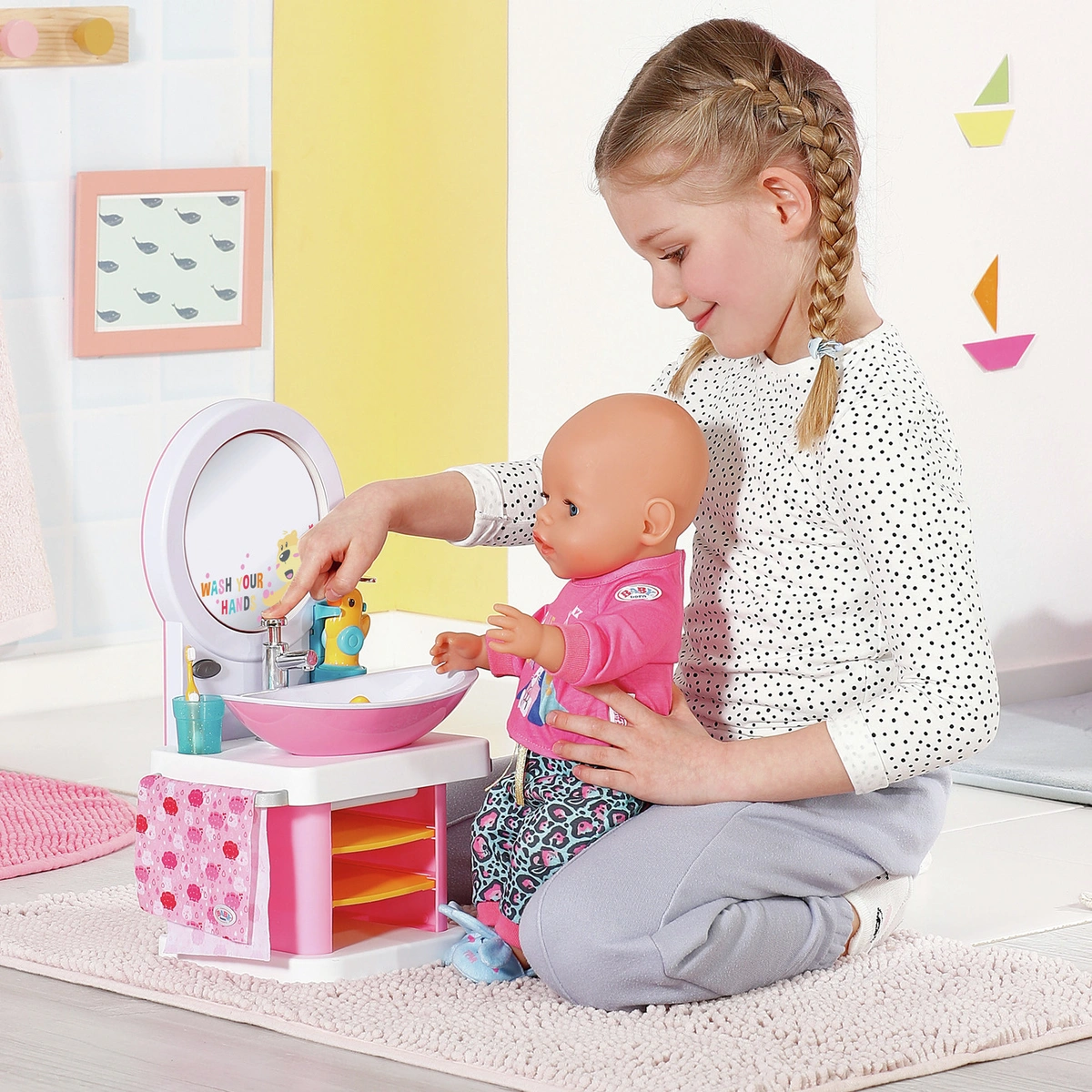 BABY born Bath Dolls Hand Wash Basin