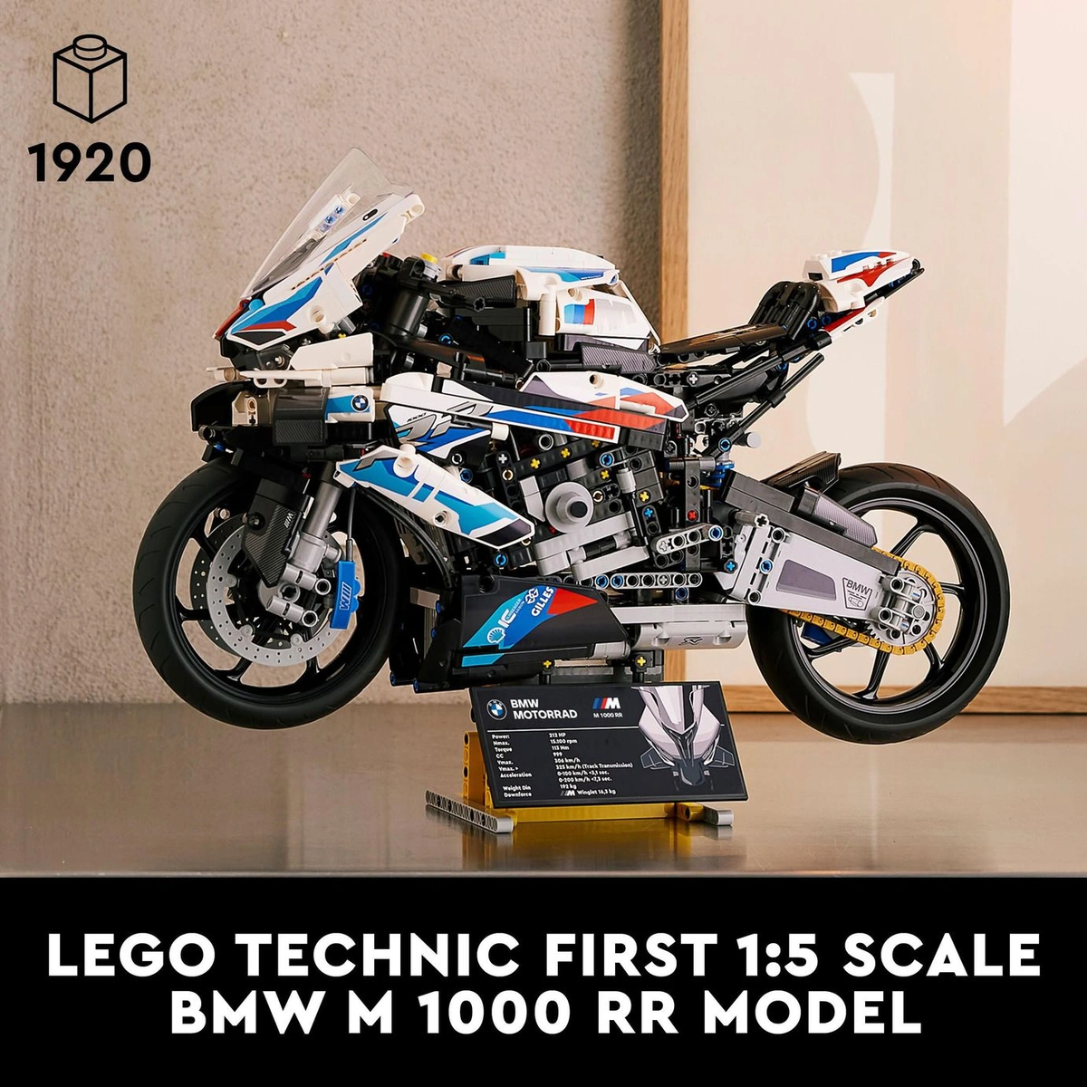 LEGO Technic BMW M 1000 RR Motorbike Model Kit 42130