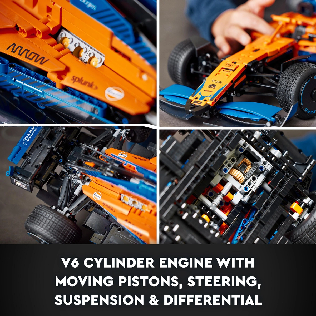 LEGO Technic McLaren Formula 1 2022 Race Car Model Set 42141