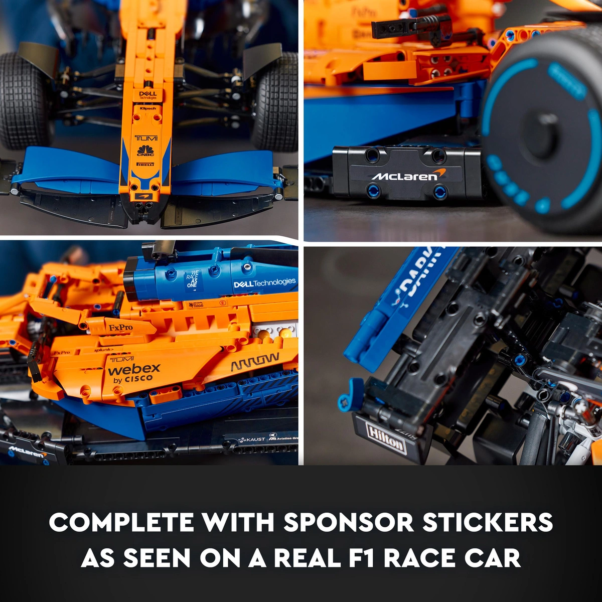 LEGO Technic McLaren Formula 1 2022 Race Car Model Set 42141