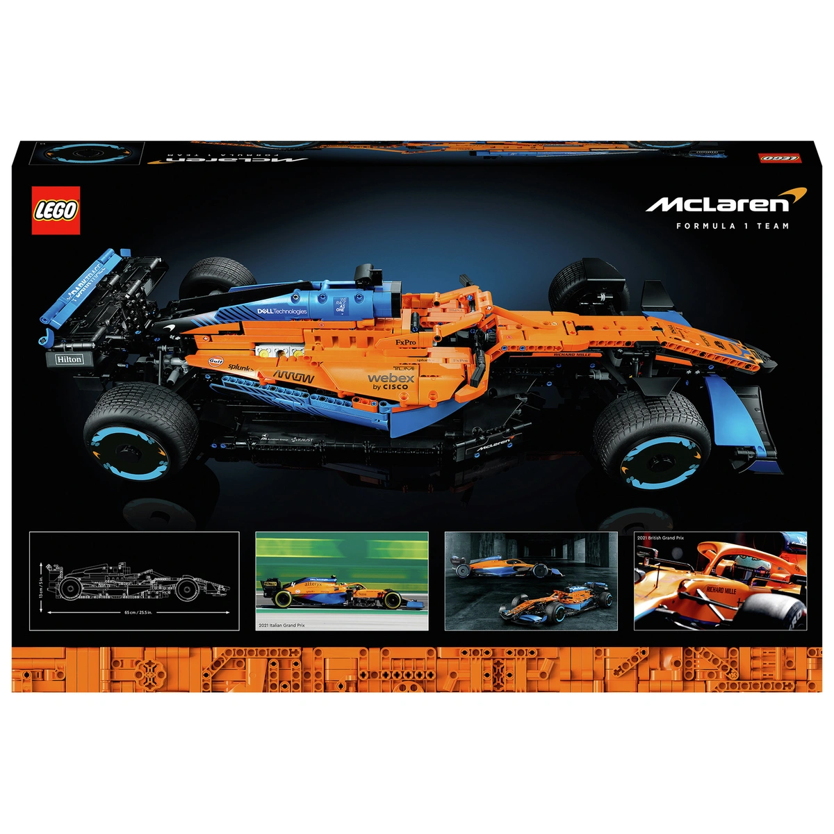 LEGO Technic McLaren Formula 1 2022 Race Car Model Set 42141