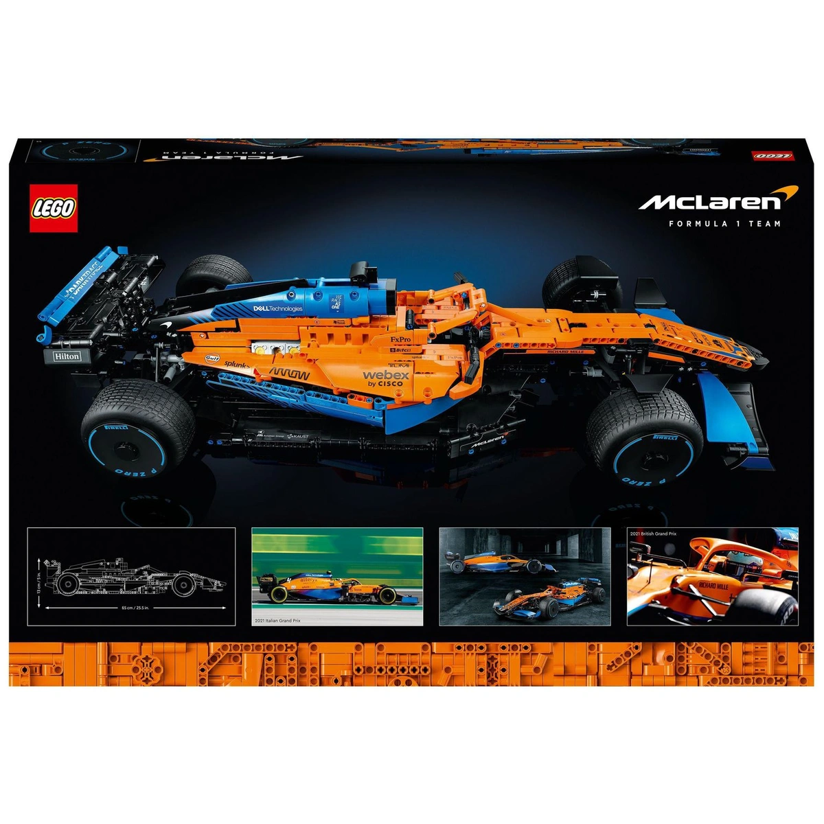 LEGO Technic McLaren Formula 1 2022 Race Car Model Set 42141