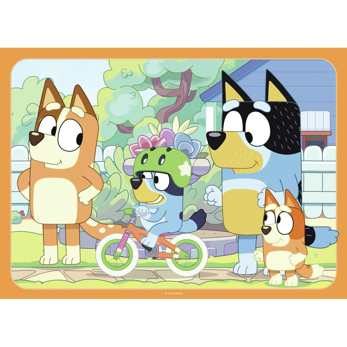 Bluey and Friends 4 X 42 Piece Jigsaw Puzzle