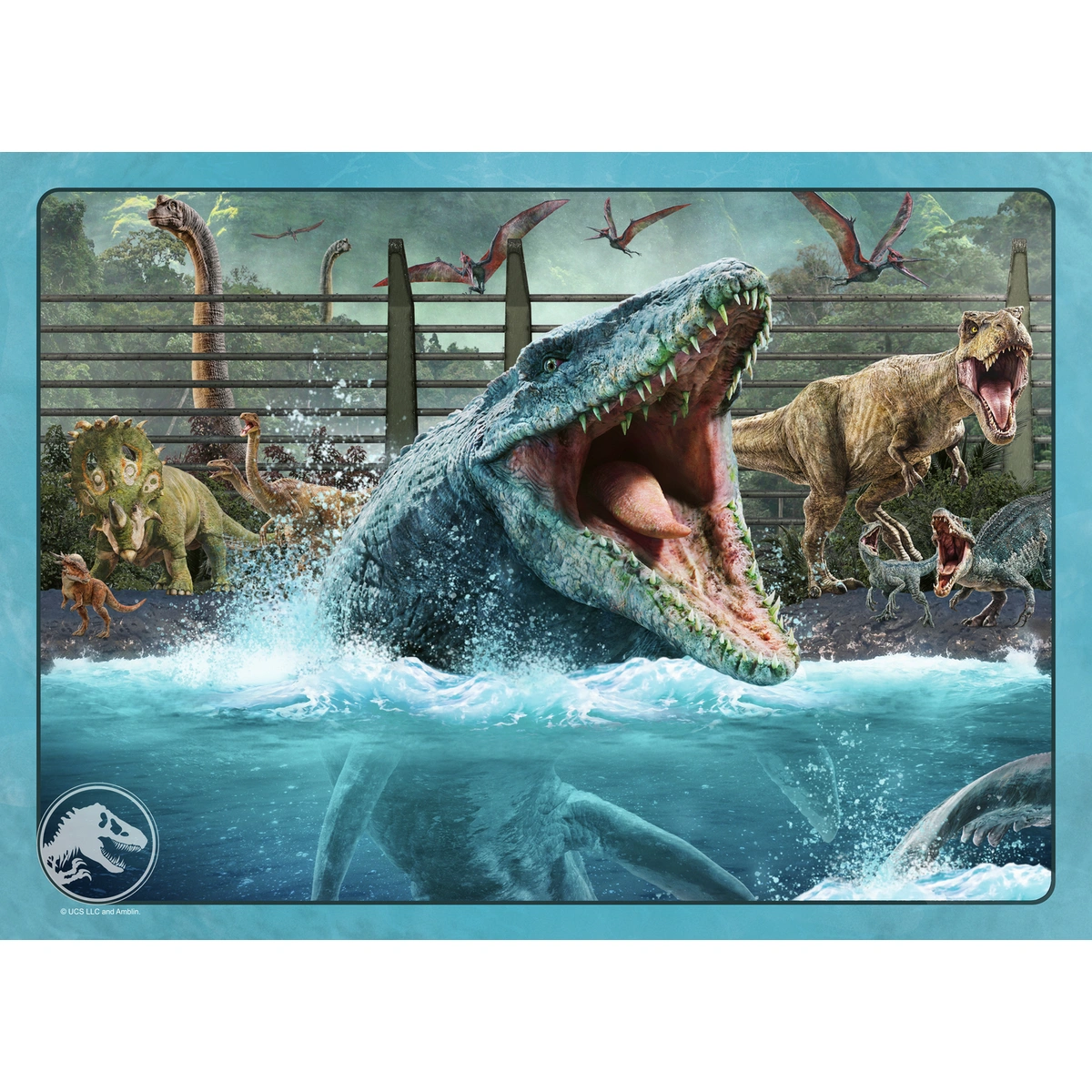 Jurassic World 4 X 100 Piece Jigsaw Puzzle