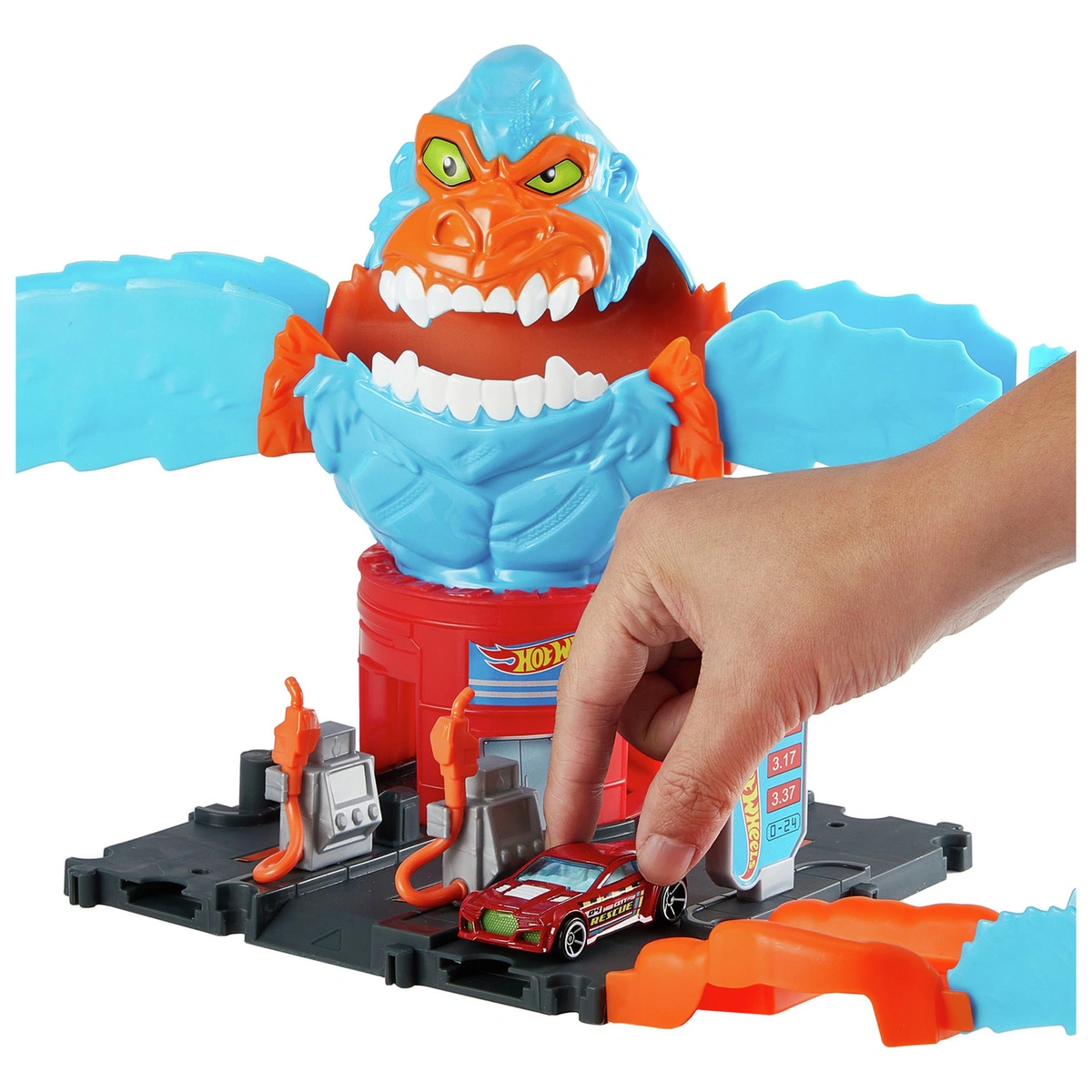 Hot Wheels City Wreck & Ride Gorilla Attack Playset