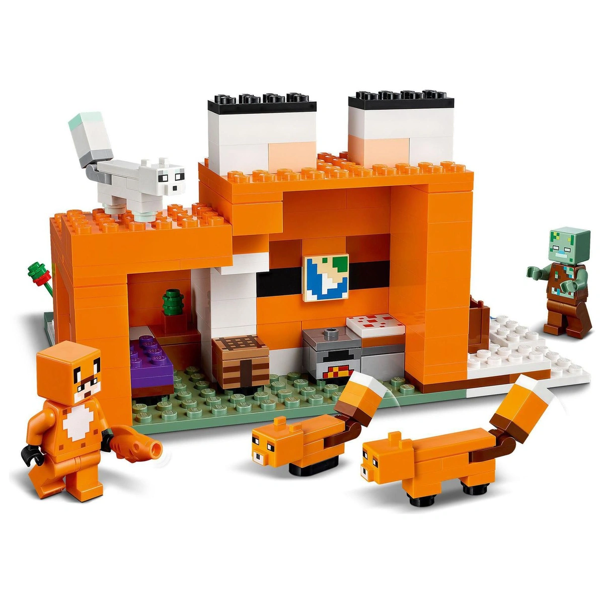 LEGO Minecraft The Fox Lodge House Animals Toy 21178